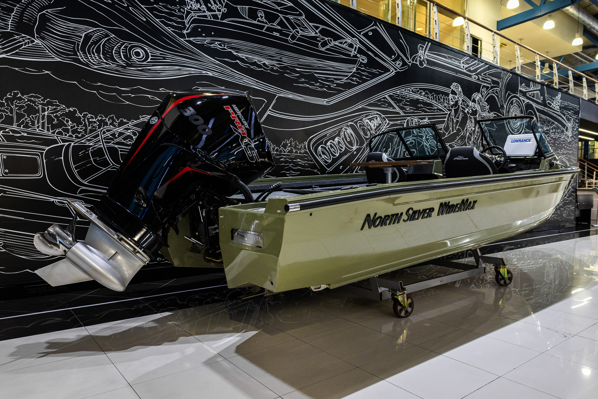 Катер NorthSilver Wide Max