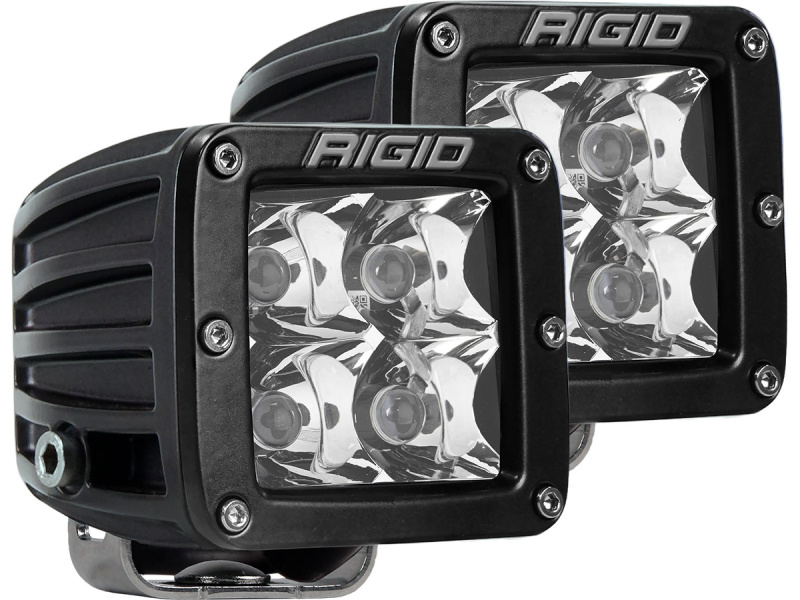 RIGID D-серия PRO (4 светодиода) — Дальний свет (пара) на катере — пример установки, Рыбанутые.РФ
