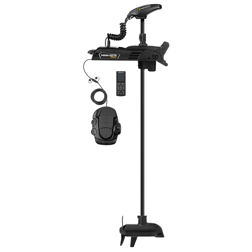 Minn Kota Terrova QUEST 90/115 lb. Thrust, 72" Shaft, Dual Spectrum CHIRP Sonar, Wireless Remote на катере — пример установки, Рыбанутые.РФ