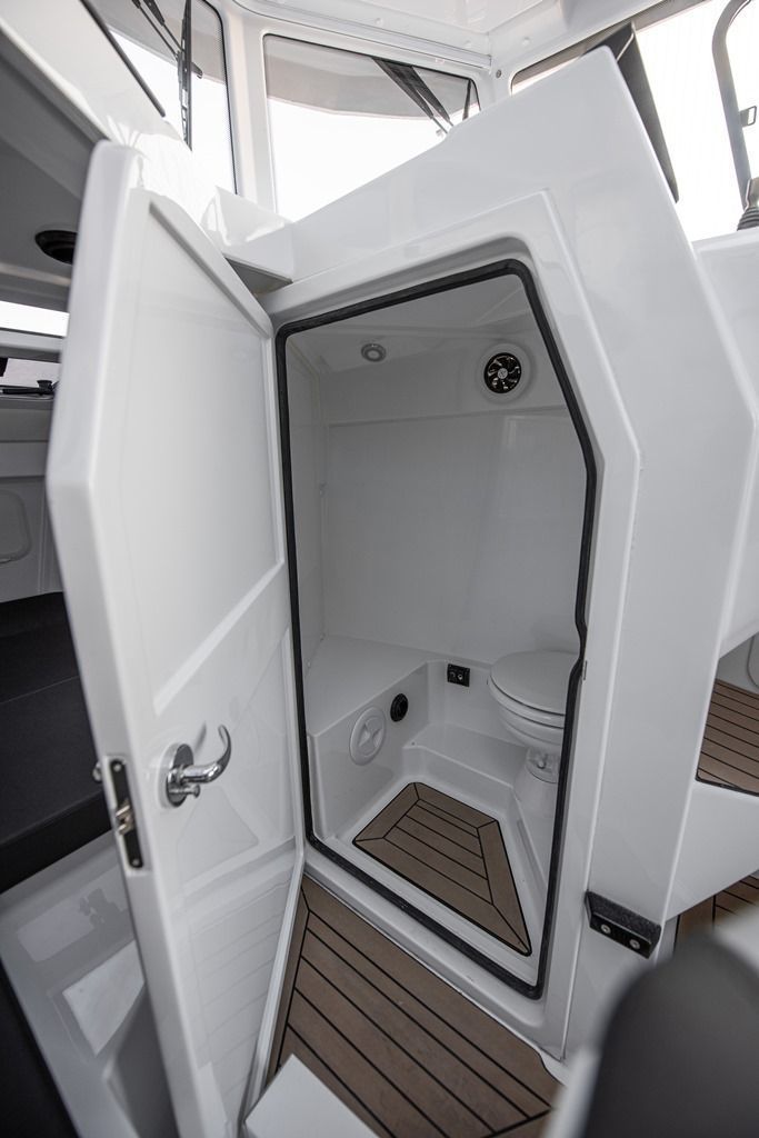 NorthSilver Star Cabin 780 на катере — пример установки, Рыбанутые.РФ