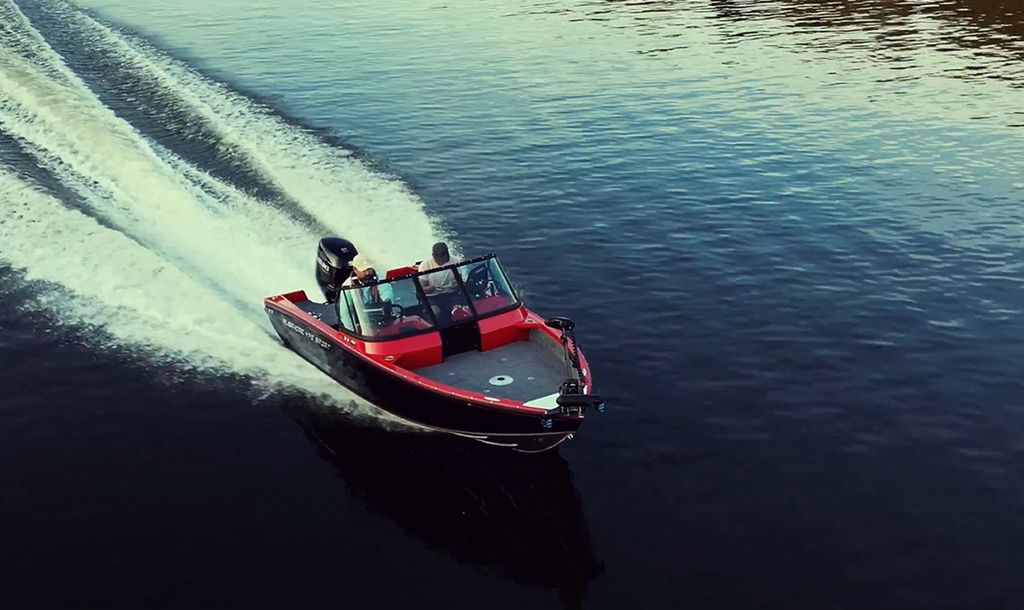 Albakore 470 Sport на катере — пример установки, Рыбанутые.РФ