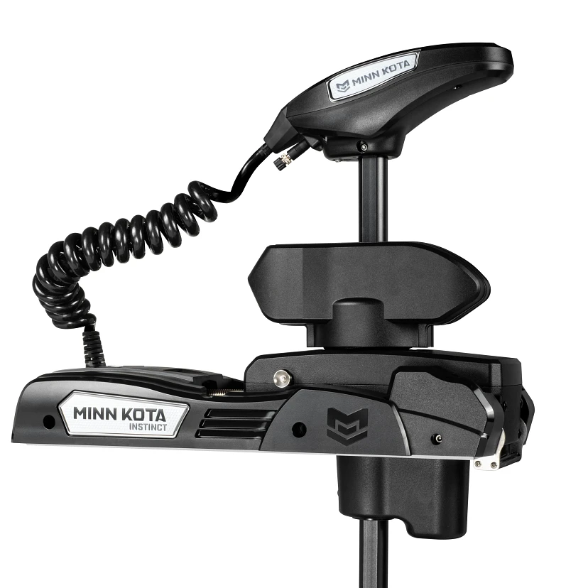 Minn Kota Riptide Instinct QUEST 90/115 lb. Thrust, 60" Shaft, Wireless Remote, Black на катере — пример установки, Рыбанутые.РФ