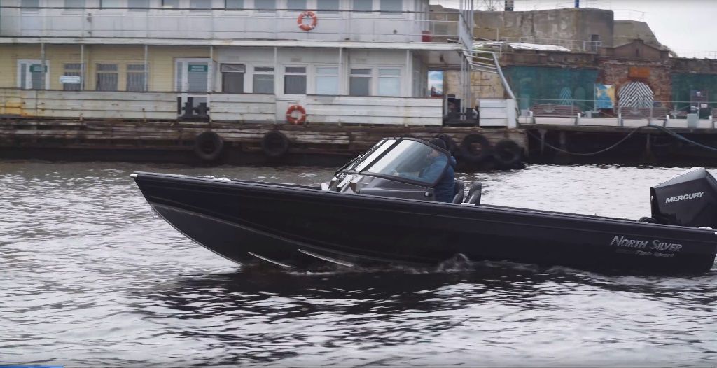 NorthSilver 620M Fish Sport на катере — пример установки, Рыбанутые.РФ