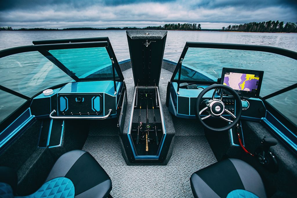 Albakore 500 fish на катере — пример установки, Рыбанутые.РФ