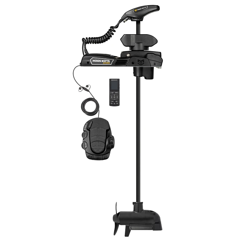 Minn Kota Ulterra QUEST 90/115 lb. Thrust, 60" Shaft, MEGA Side Imaging, Wireless Remote на катере — пример установки, Рыбанутые.РФ
