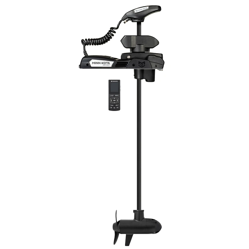 Minn Kota Riptide Instinct QUEST 90/115 lb. Thrust, 60" Shaft, Wireless Remote, Black на катере — пример установки, Рыбанутые.РФ