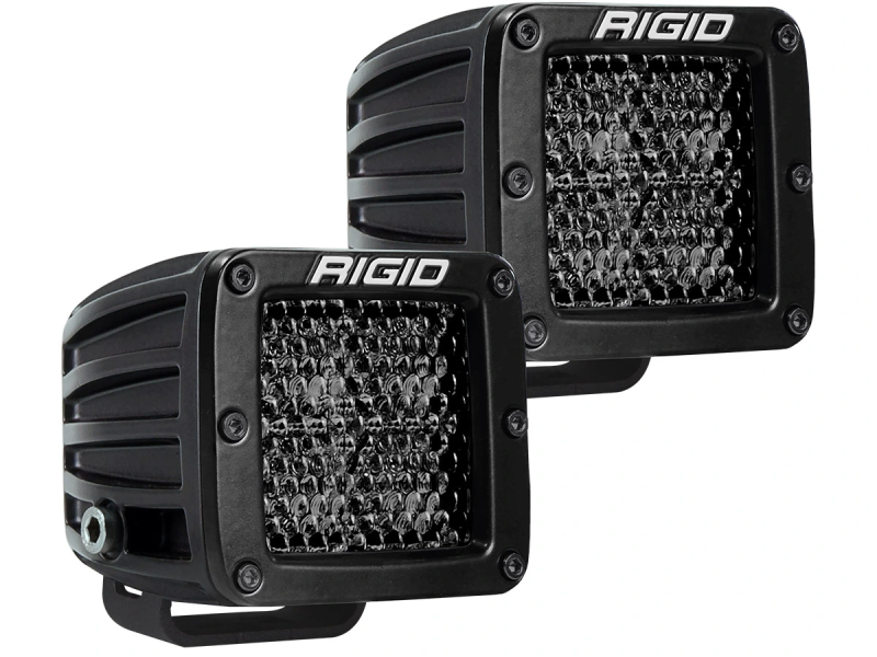 RIGID D-серия PRO (4 светодиода) — Рабочий свет (пара) Midnight Edition на катере — пример установки, Рыбанутые.РФ