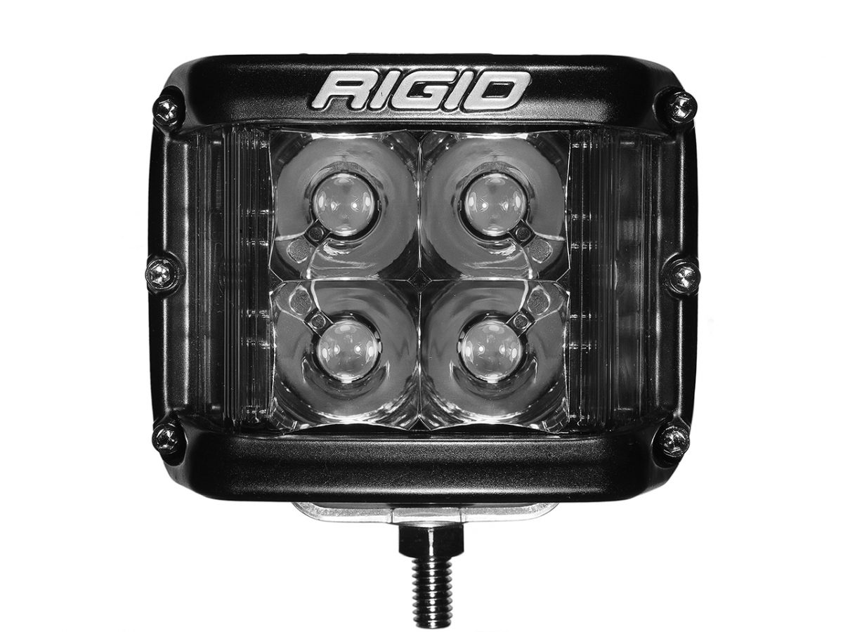 RIGID D-SS Серия PRO (7 светодиодов) Дальний свет (пара) на катере — пример установки, Рыбанутые.РФ