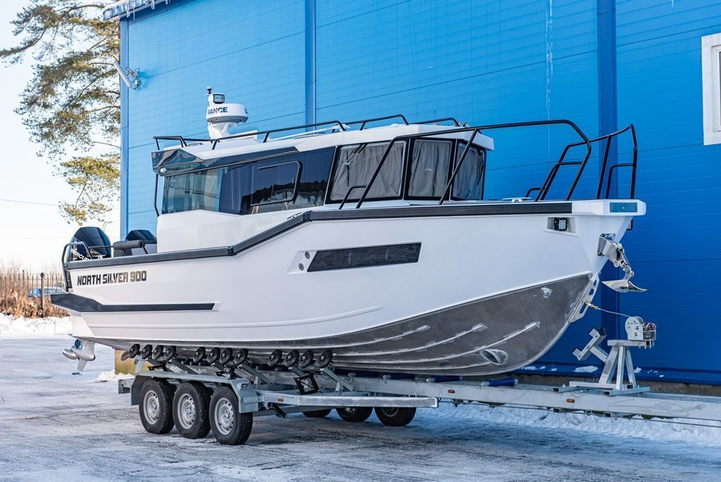 NorthSilver 900 на катере — пример установки, Рыбанутые.РФ