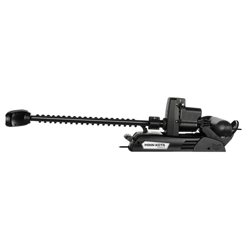 Minn Kota Riptide Terrova QUEST 90/115 lb. Thrust, 72" Shaft, Wireless Remote, Black на катере — пример установки, Рыбанутые.РФ