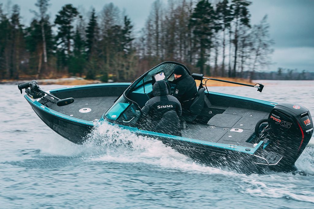 Albakore 500 fish на катере — пример установки, Рыбанутые.РФ