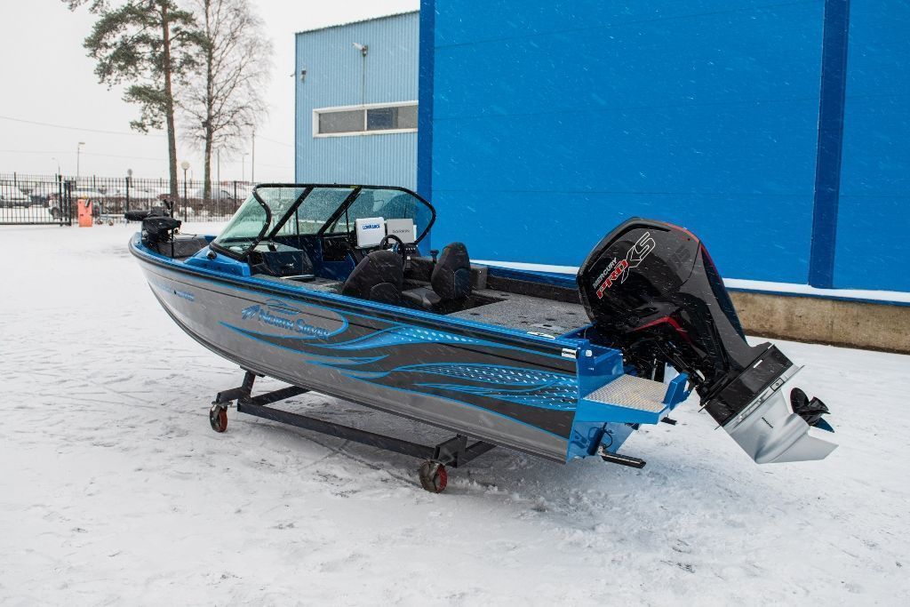 NorthSilver 545 Fish Sport на катере — пример установки, Рыбанутые.РФ