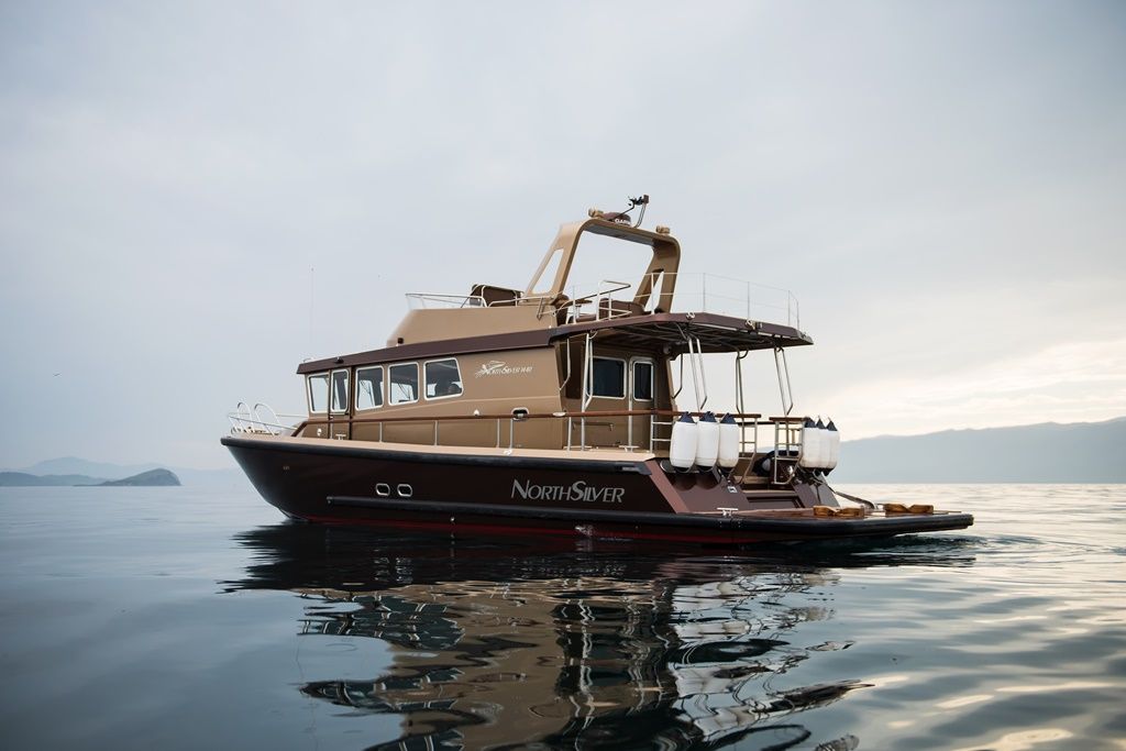 NorthSilver 1440 на катере — пример установки, Рыбанутые.РФ