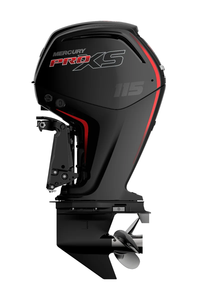 Mercury ProXS 115hp 2.1L Inline 4 на катере — пример установки, Рыбанутые.РФ