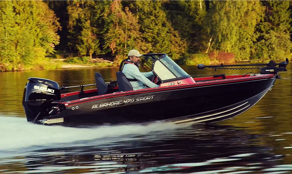 Albakore 470 Sport на катере — пример установки, Рыбанутые.РФ