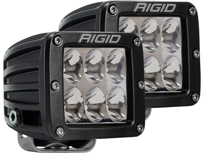 RIGID D-серия PRO (6 светодиодов) — Водительский свет (пара) на катере — пример установки, Рыбанутые.РФ