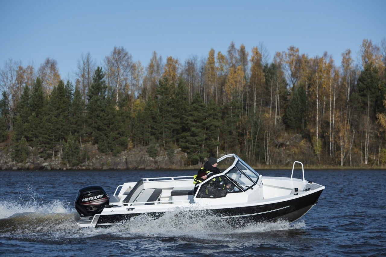 NorthSilver PRO 565 M на катере — пример установки, Рыбанутые.РФ