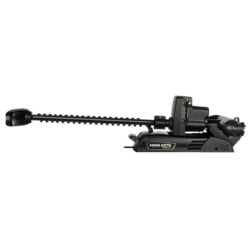 Minn Kota Terrova QUEST 90/115 lb. Thrust, 60" Shaft, MEGA Side Imaging, Wireless Remote на катере — пример установки, Рыбанутые.РФ