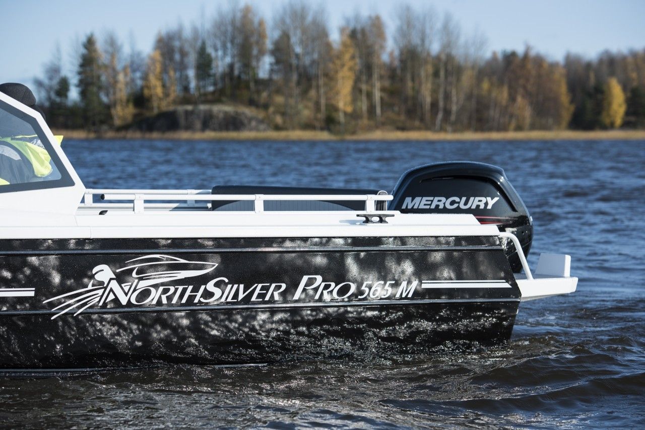 NorthSilver PRO 565 M на катере — пример установки, Рыбанутые.РФ