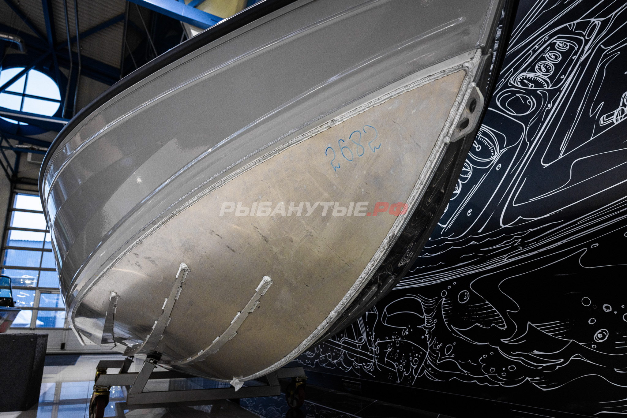 NorthSilver 650M Fish Sport на катере — пример установки, Рыбанутые.РФ