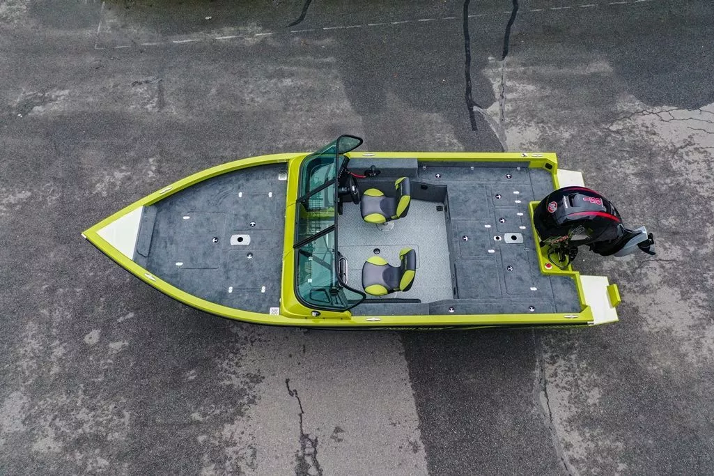 NorthSilver 585 Fish Sport на катере — пример установки, Рыбанутые.РФ