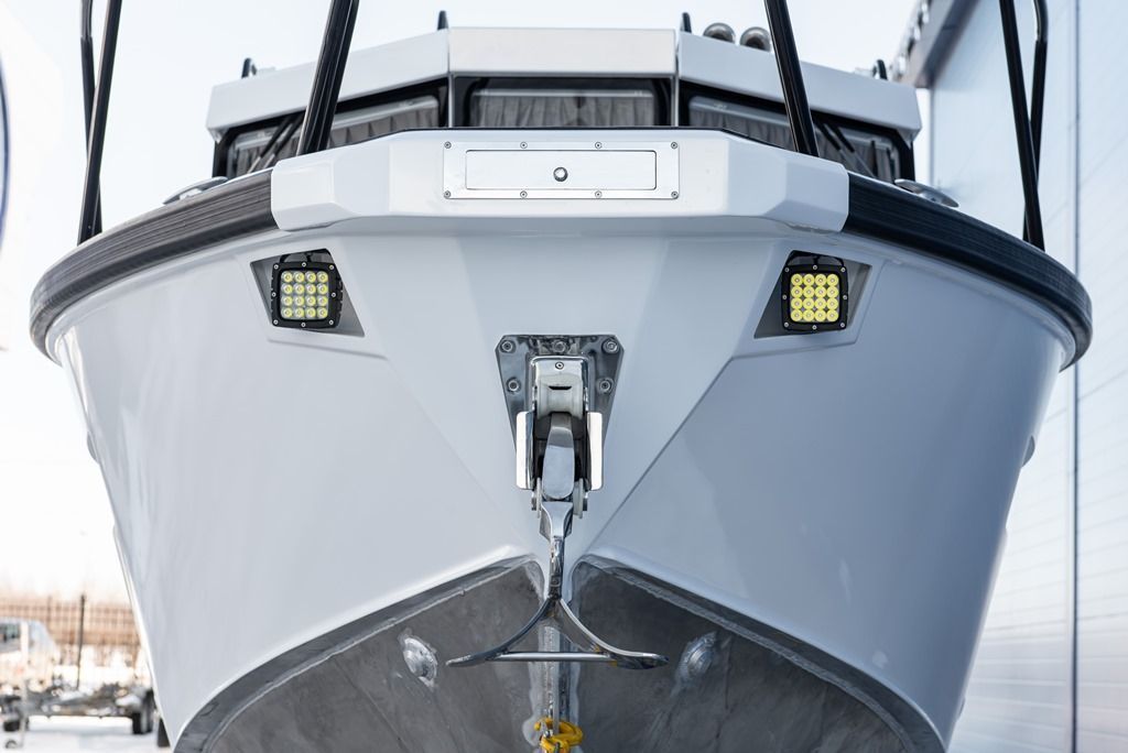 NorthSilver 900 на катере — пример установки, Рыбанутые.РФ