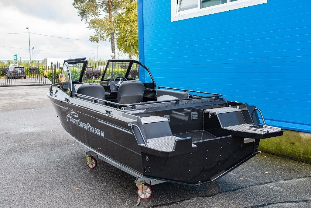 NorthSilver PRO 605 M на катере — пример установки, Рыбанутые.РФ