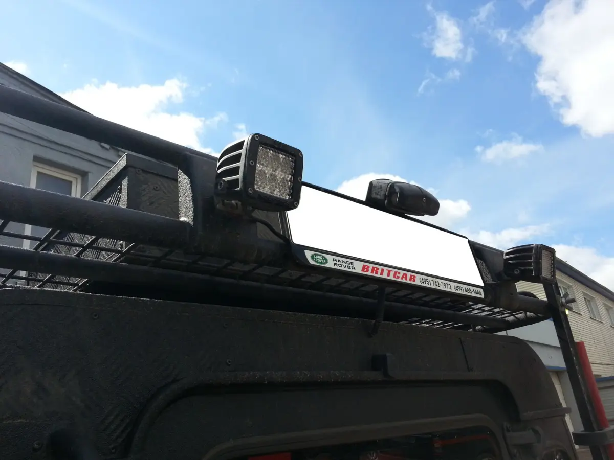 RIGID D-серия PRO (4 светодиода) — Рабочий свет (пара) на катере — пример установки, Рыбанутые.РФ