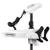Minn Kota Riptide Terrova QUEST 90/115 lb. Thrust, 72" Shaft, Wireless Remote, White на катере — пример установки, Рыбанутые.РФ