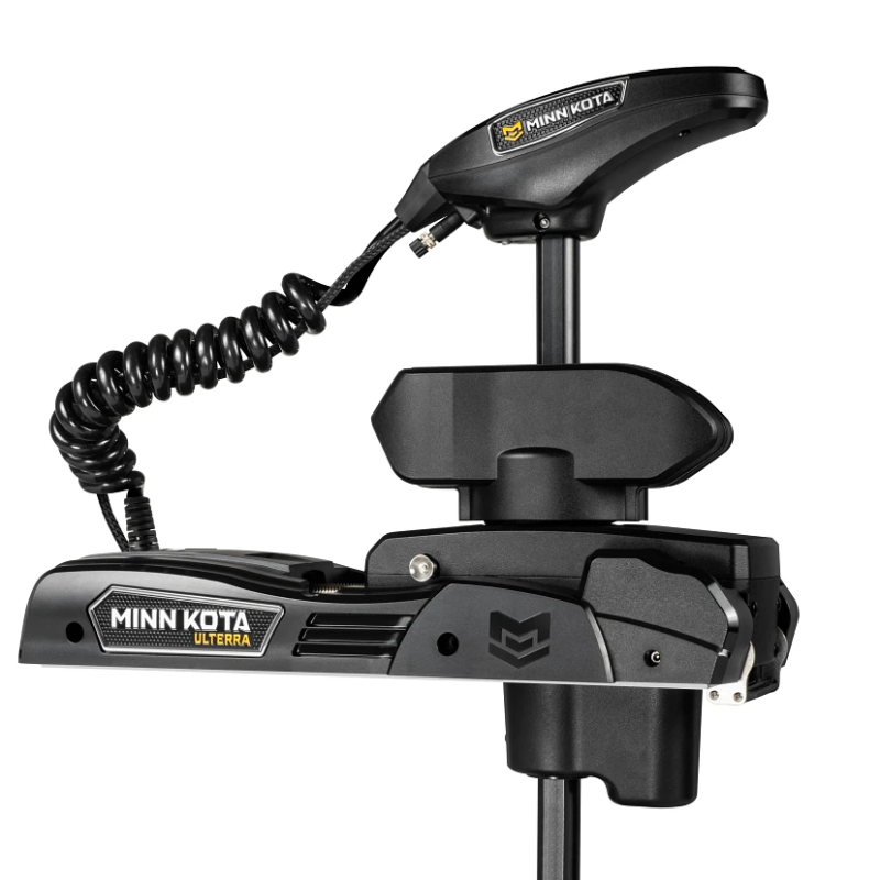 Minn Kota Ulterra QUEST 90/115 lb. Thrust, 72" Shaft, MEGA Side Imaging, Wireless Remote на катере — пример установки, Рыбанутые.РФ