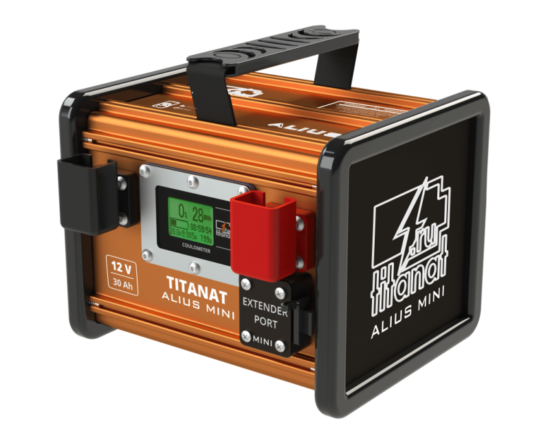 Аккумулятор Titanat 12V 30Ah LiFePO4 ALIUS MINI на катере — пример установки, Рыбанутые.РФ