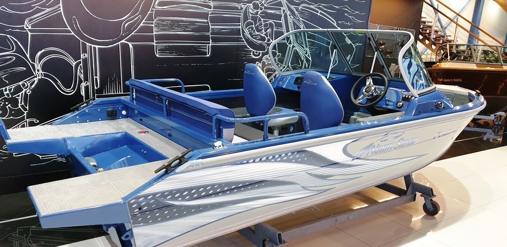 NorthSilver 470 Fish на катере — пример установки, Рыбанутые.РФ