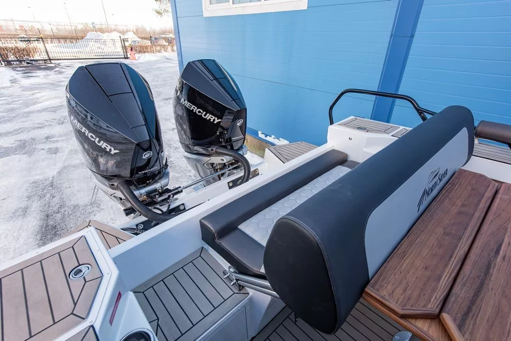 NorthSilver 900 на катере — пример установки, Рыбанутые.РФ