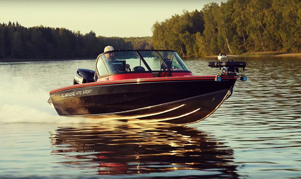 Albakore 470 Sport на катере — пример установки, Рыбанутые.РФ