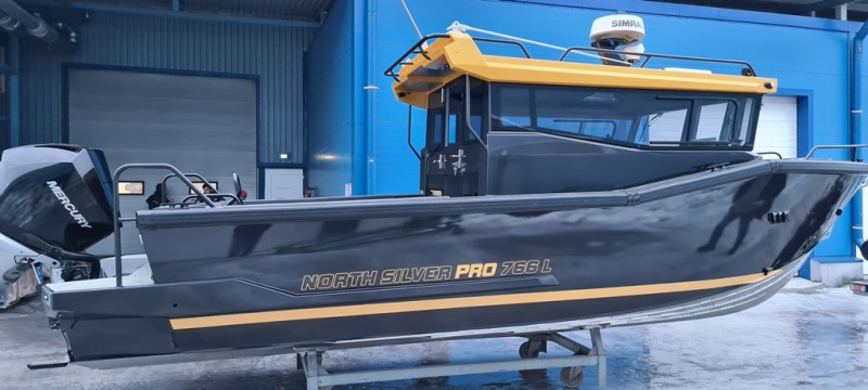 NorthSilver 766 L на катере — пример установки, Рыбанутые.РФ