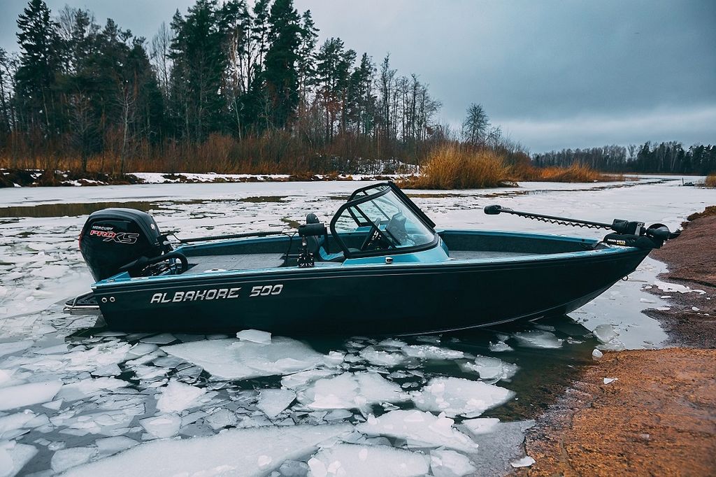 Albakore 500 fish на катере — пример установки, Рыбанутые.РФ
