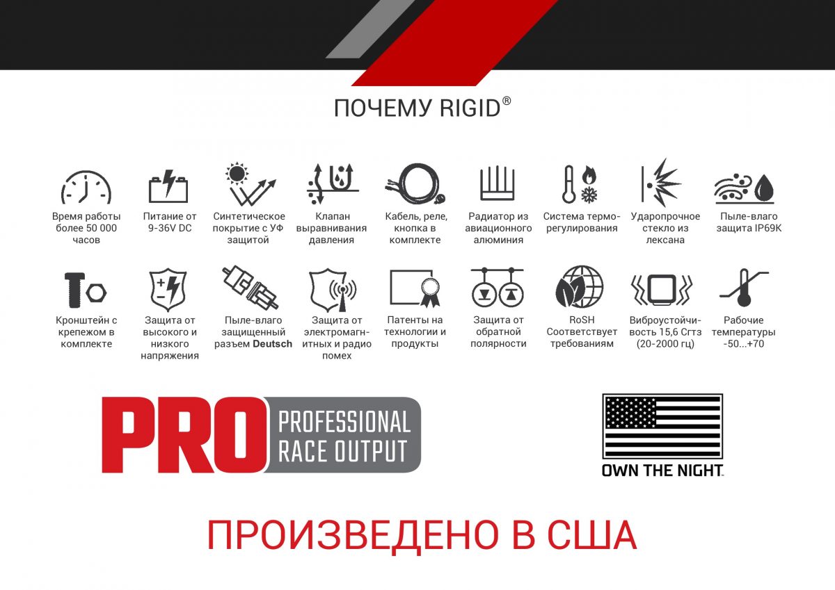 RIGID D-SS Серия PRO (7 светодиодов) Дальний свет (пара) на катере — пример установки, Рыбанутые.РФ