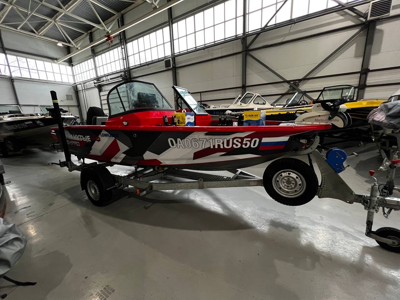 Vboats fishpro X3 + Yamaha 70 + Прицеп