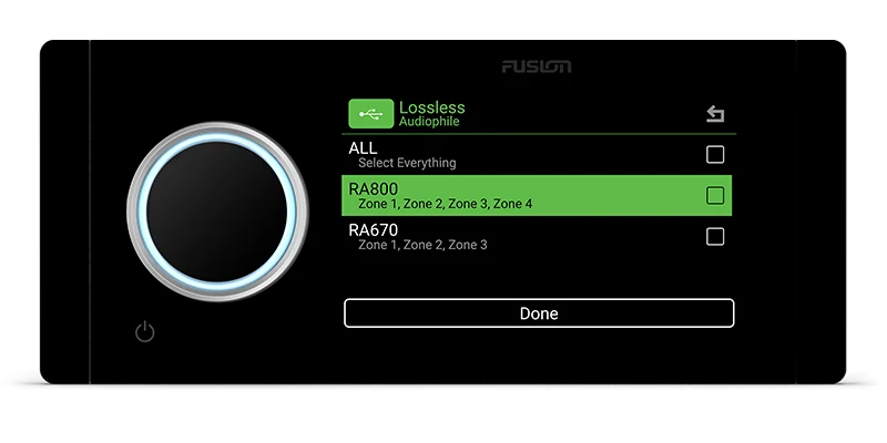 Fusion Apollo™ MS-RA800 Marine Head Unit