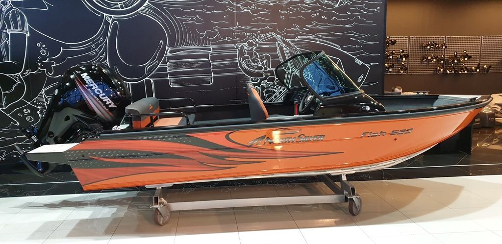 NorthSilver 520 Fish на катере — пример установки, Рыбанутые.РФ