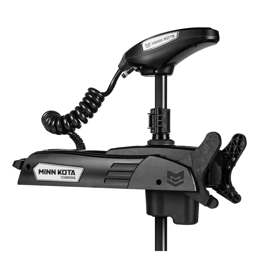 Minn Kota Riptide Terrova QUEST 90/115 lb. Thrust, 72" Shaft, Wireless Remote, Black на катере — пример установки, Рыбанутые.РФ