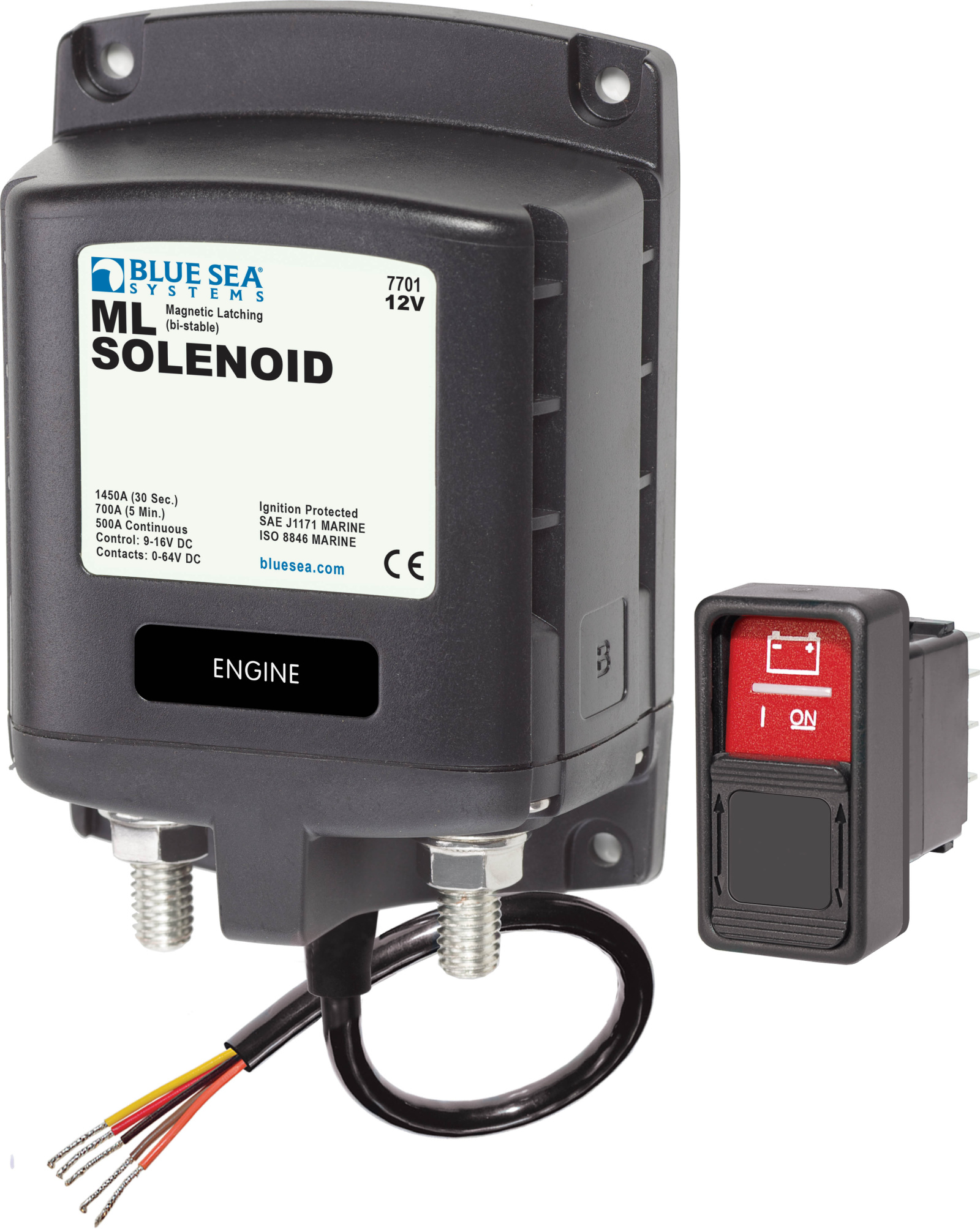 BlueSea ML Solenoid - 12V DC 7701