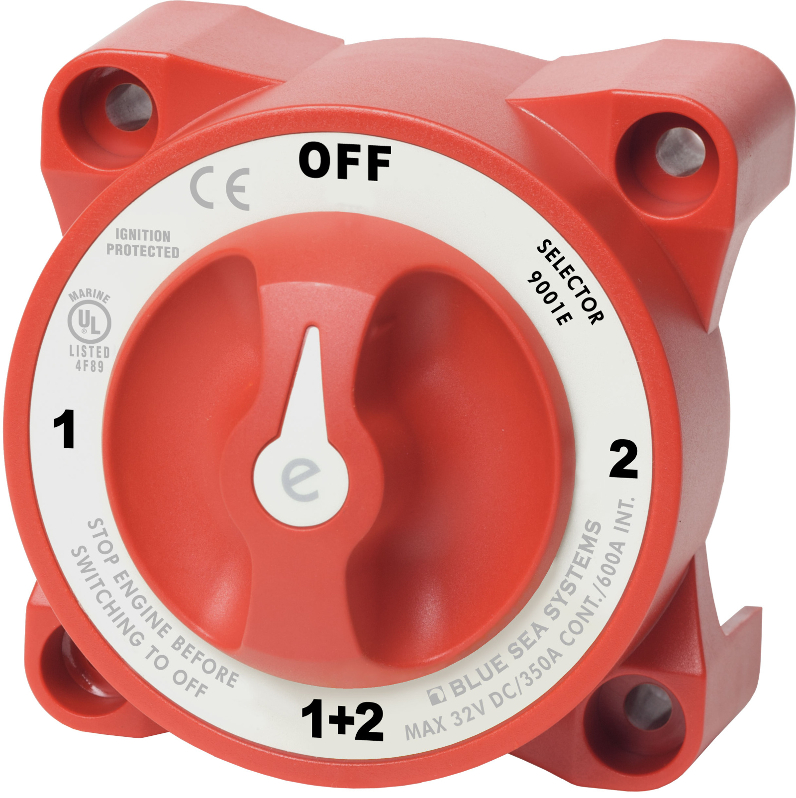 BlueSea e-Series Selector Battery Switch 9001e