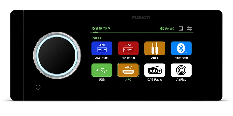 Fusion Apollo™ MS-RA800 Marine Head Unit