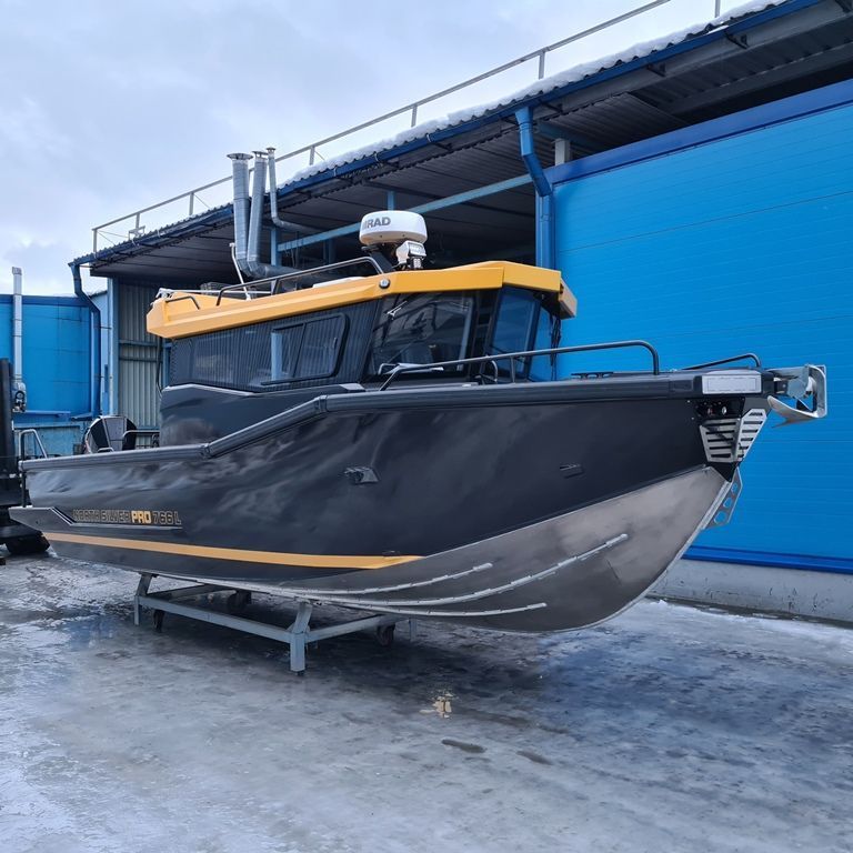 NorthSilver 766 L на катере — пример установки, Рыбанутые.РФ