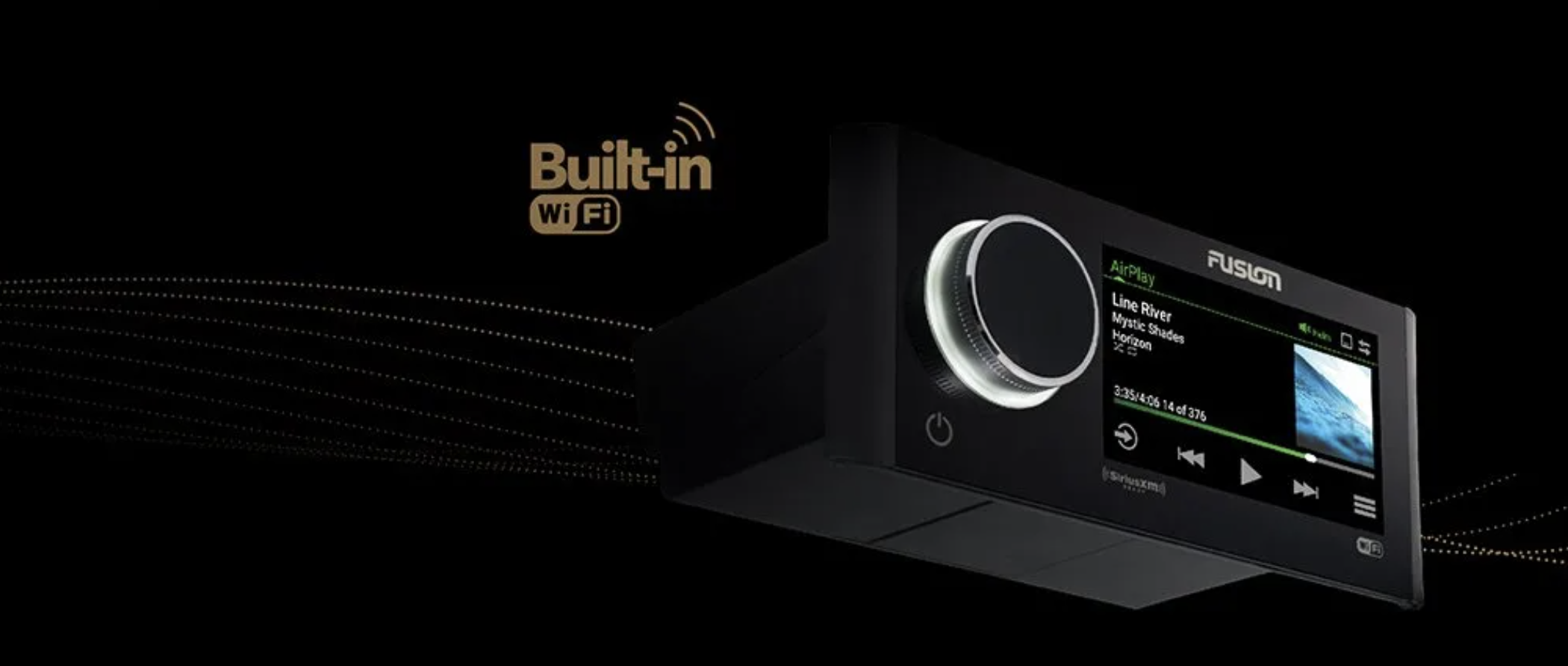 Fusion Apollo™ MS-RA770 Marine Head Unit