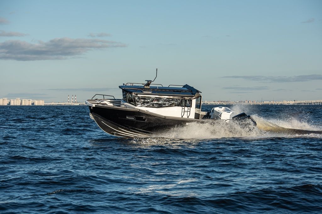 NorthSilver 766M XXL на катере — пример установки, Рыбанутые.РФ