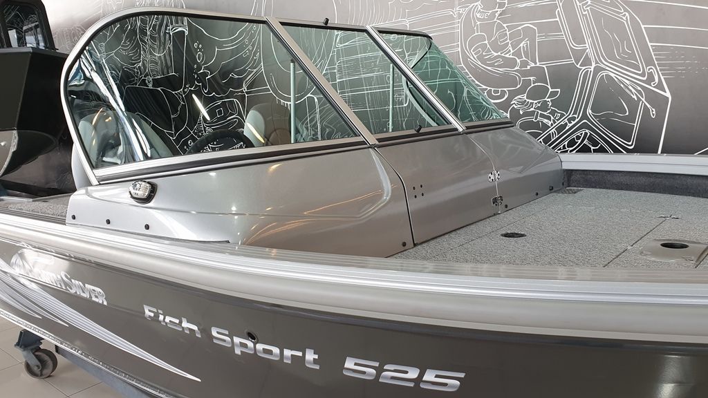 NorthSilver 525 Fish Sport на катере — пример установки, Рыбанутые.РФ