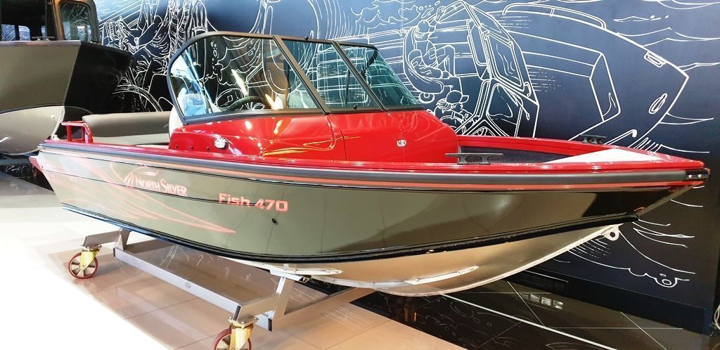 NorthSilver 470 Fish на катере — пример установки, Рыбанутые.РФ